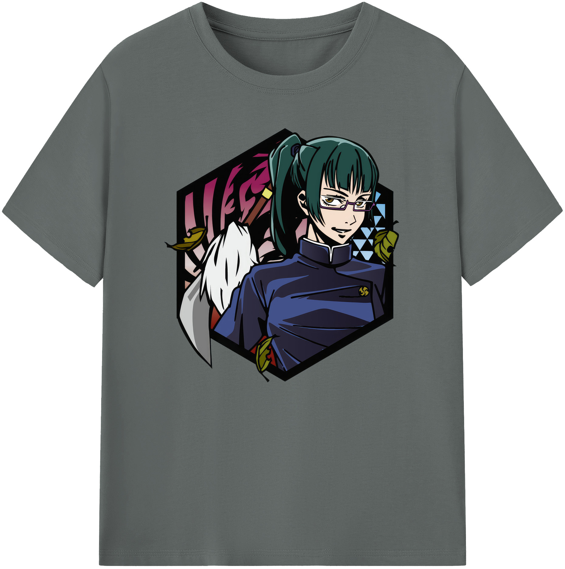 （画像用） 呪術廻戦 Jujutsu Kaisen 綿100％ メンズ半袖Tシャツ｜肌触りやわらか＆通気性